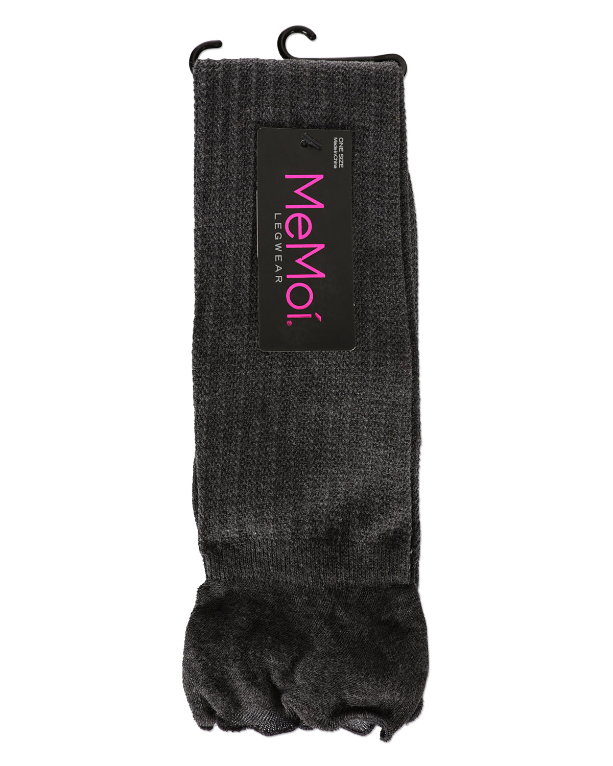 Women's Ruffle Rib Over The Knee Socks : Color: Black