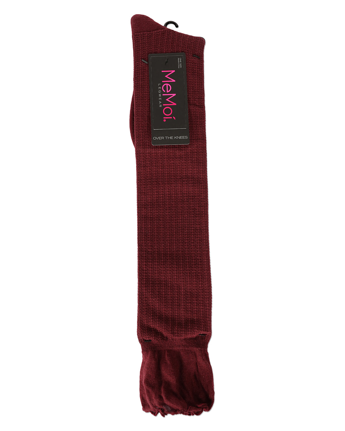 Women's Ruffle Rib Over The Knee Socks : Color: Tawny Port
