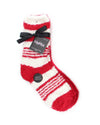 RibbonStripe Fuzzy Socks 2 Pack