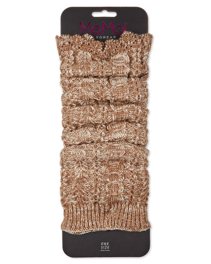 Women's Braid & Twist Legwarmers : Color: Black