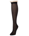 Sexy Lace Open Knit Knee High Socks