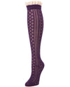 Sexy Lace Open Knit Knee High Socks