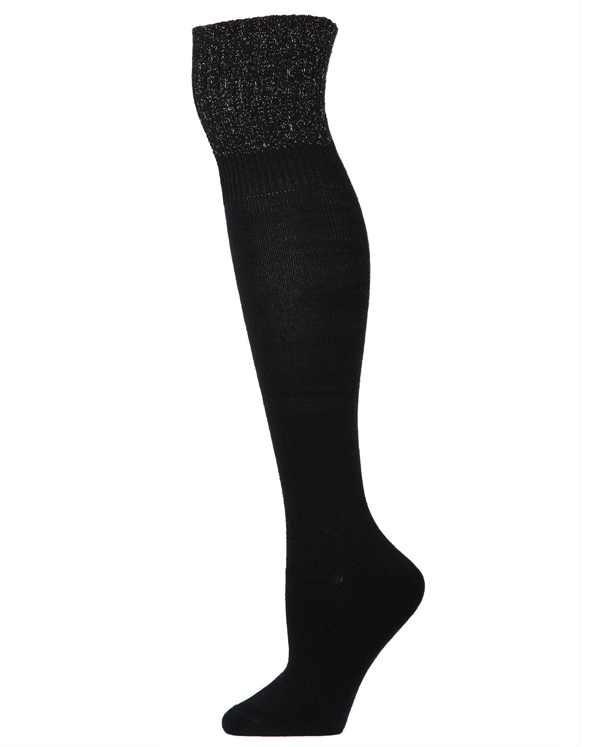Ribbed Cuff Omni Knee High Socks