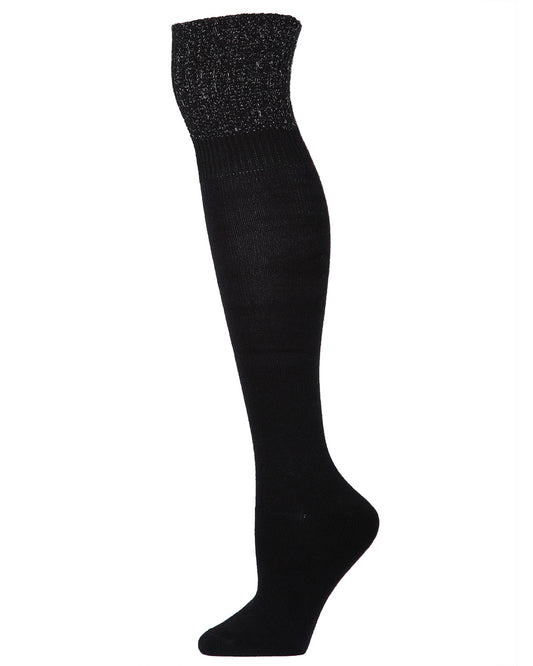 Ribbed Cuff Omni Knee High Socks