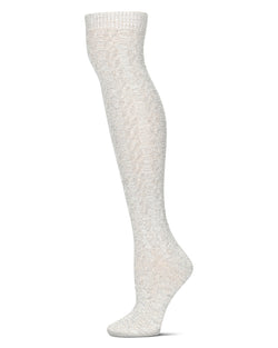 Braid Trails Cotton Blend Over The Knee Socks