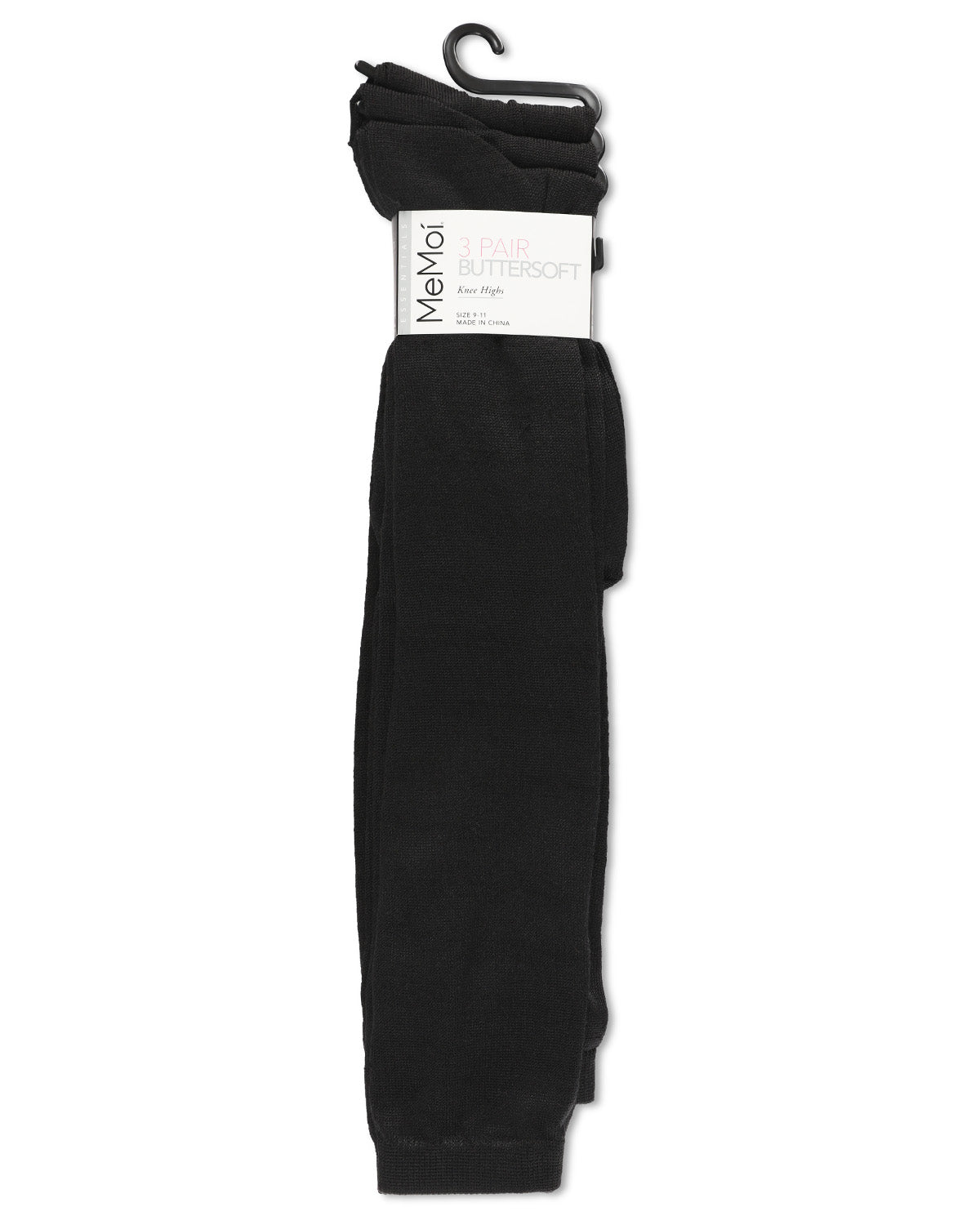 Women's 3 Pairs Buttersoft Knee-High Socks : Color: Black