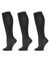 Women's 3 Pairs Buttersoft Knee-High Socks : Color: Black