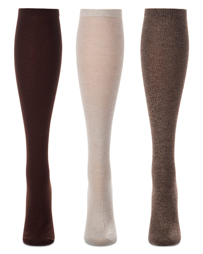 Women's 3 Pairs Buttersoft Knee-High Socks