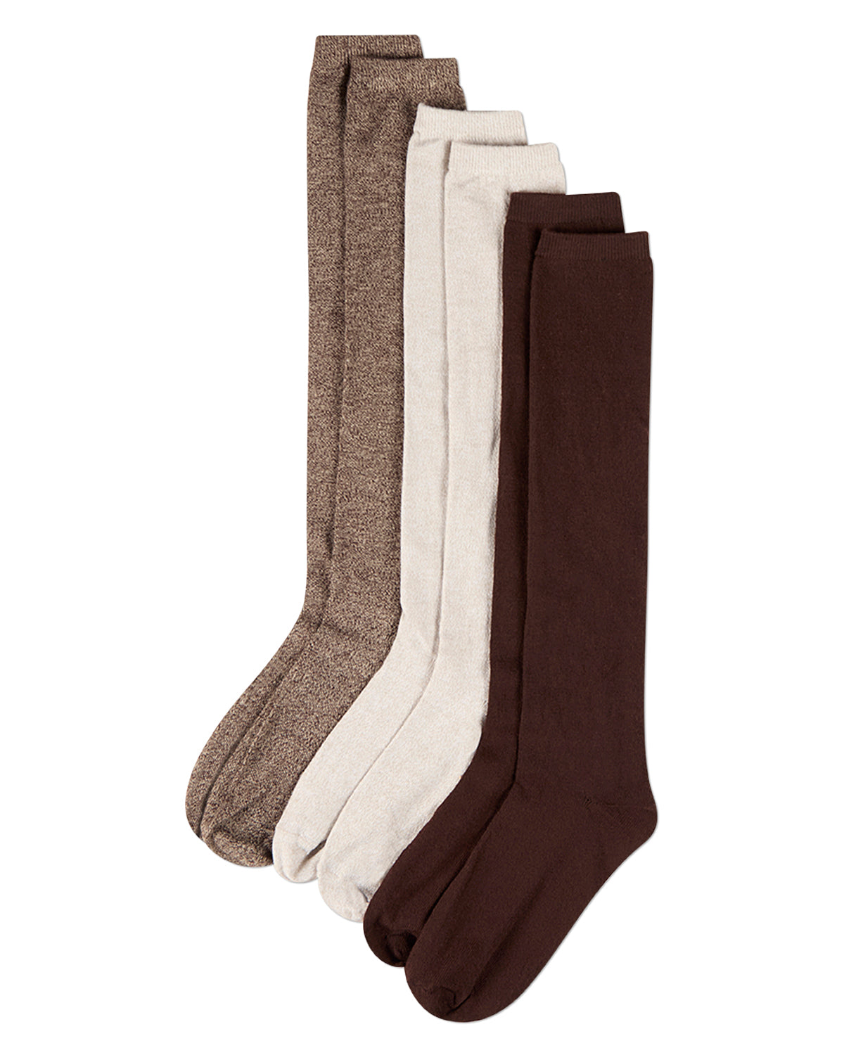 Women's 3 Pairs Buttersoft Knee-High Socks