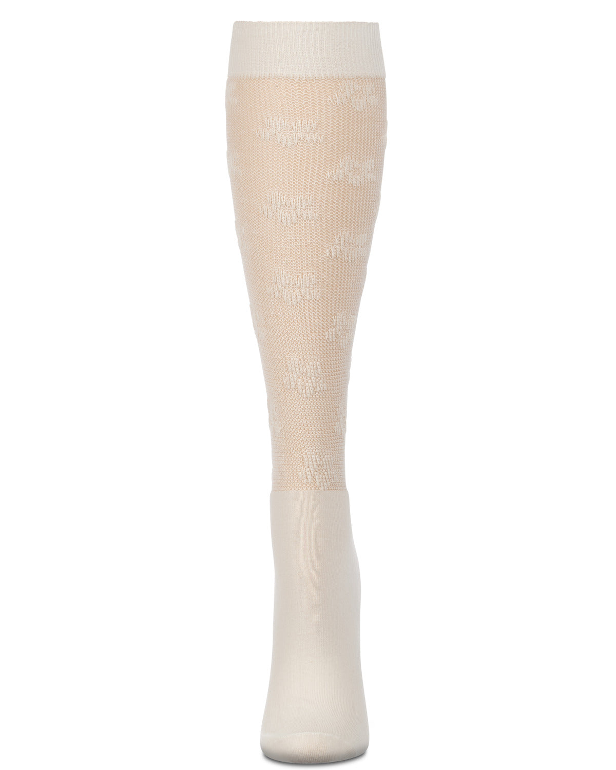 Women's 3D-Floral Cotton-Rich Fashion Knee High Sock