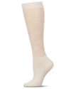Women's 3D-Floral Cotton-Rich Fashion Knee High Sock