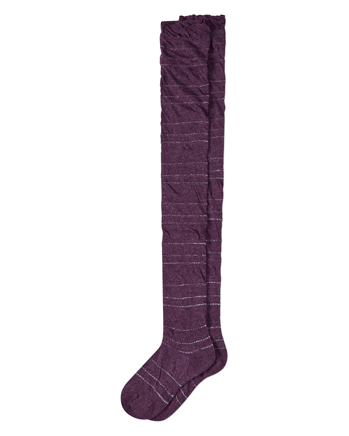 Women's Bangled Dash Sparkle Thigh High Socks