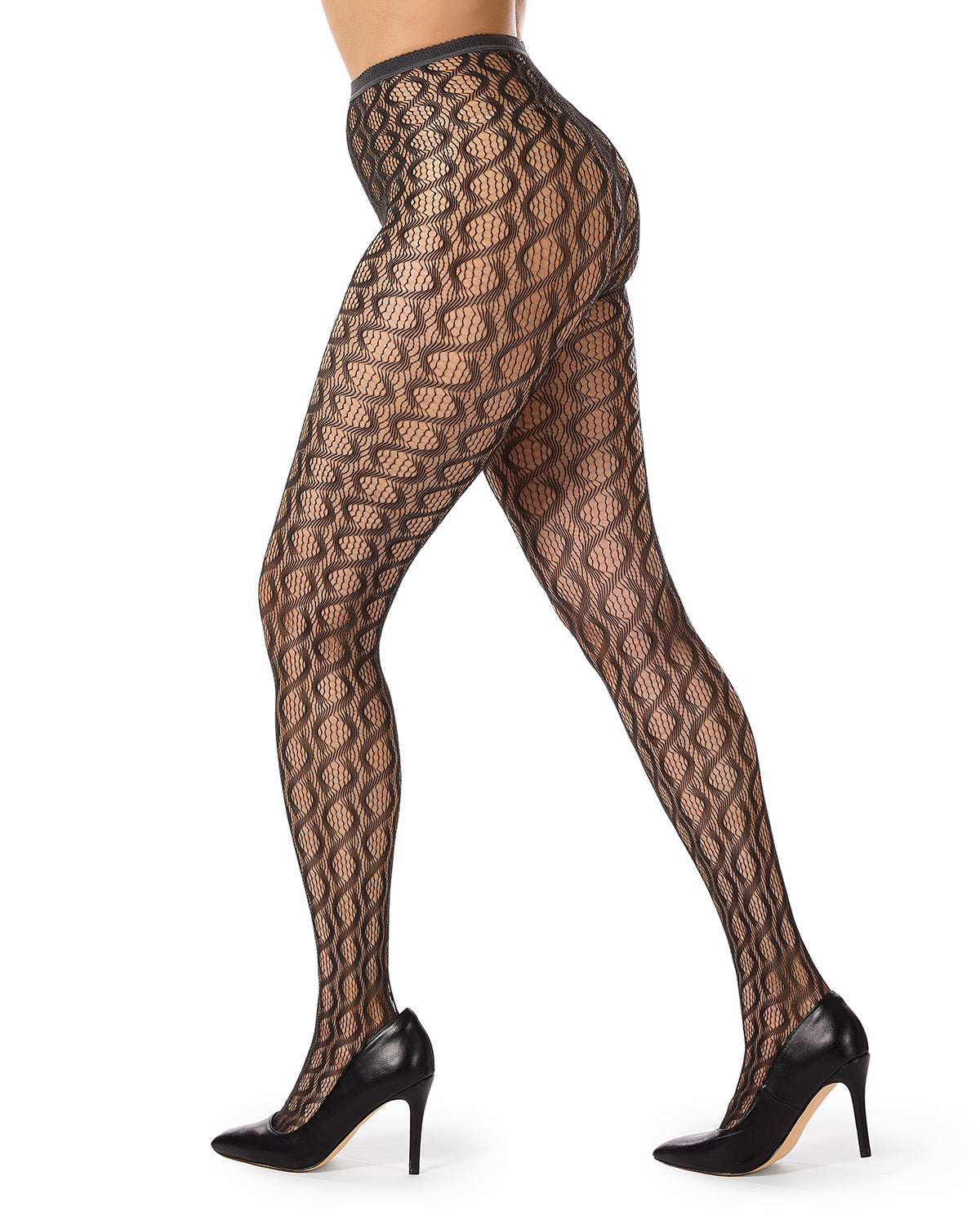 Women's Cable Net Sheer Mesh Fashion Tights