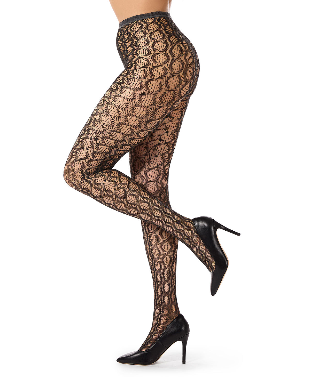 Women's Cable Net Sheer Mesh Fashion Tights