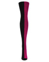 Double Standard Cotton Blend Thigh High Sock : Color: Jewel Pink