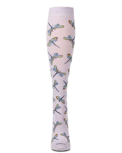 Women's "Dragonflies" Rayon-Blend 8-15 mmHg Graduated Compression Sock