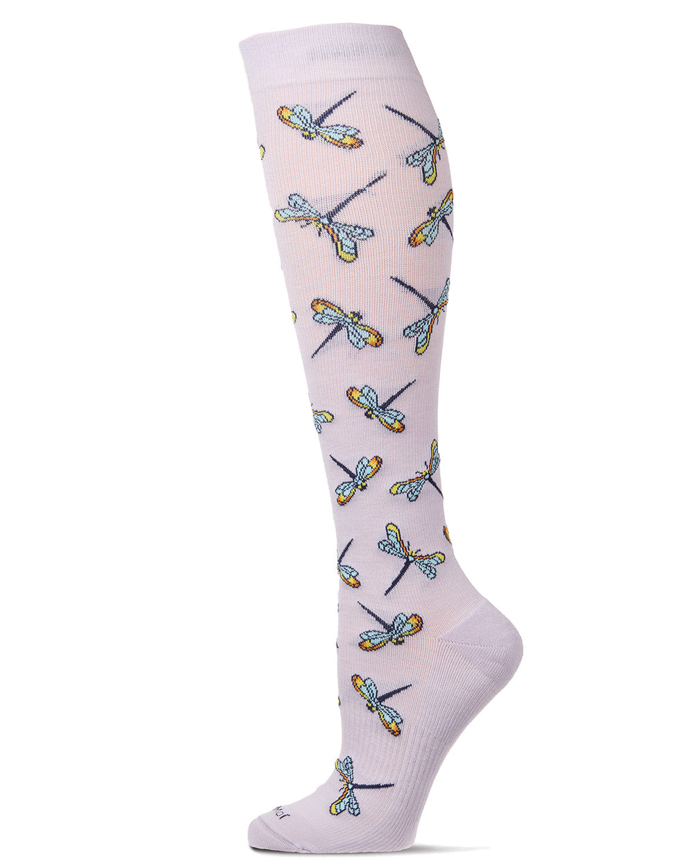 Women's "Dragonflies" Rayon-Blend 8-15 mmHg Graduated Compression Sock