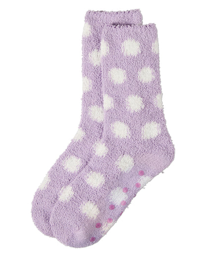 Women's "Wishing You An Espresso Recovery" Cozy Sock & Gift Bag Set : Color: Lilac