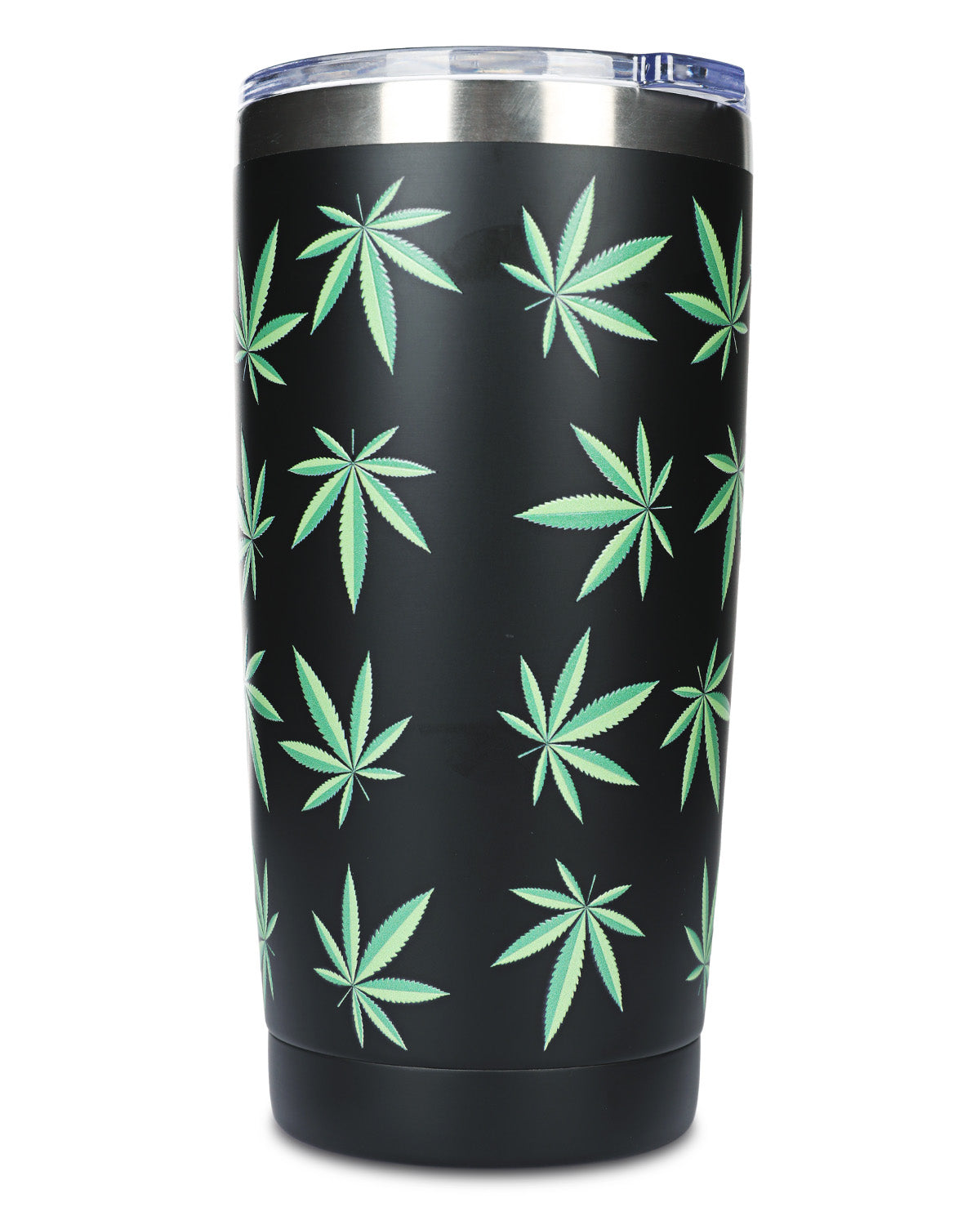 Thermal Insulated Stainless Steel Weed 20 Oz Coffee Tumbler : Color: Black