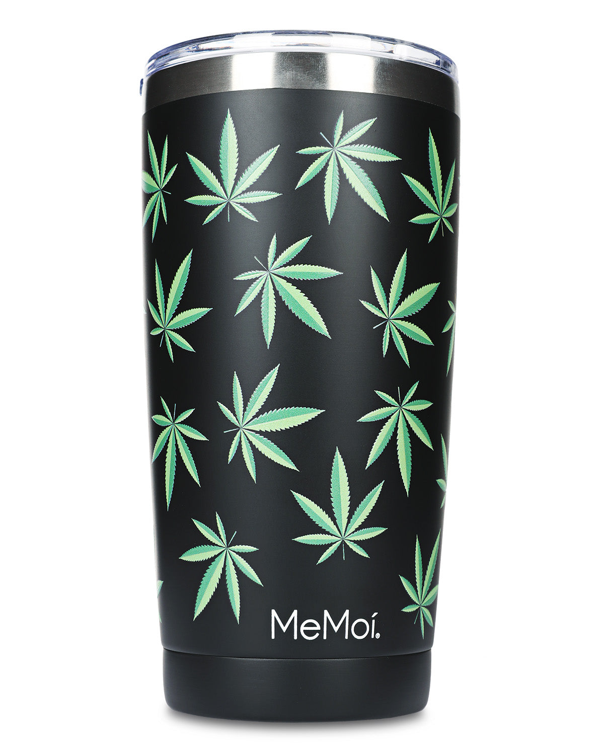 Thermal Insulated Stainless Steel Weed 20 Oz Coffee Tumbler : Color: Black