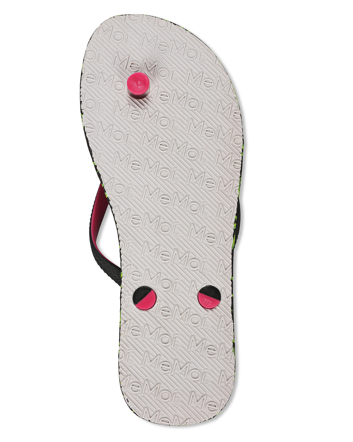 Women's Weed Flip Flops & Mesh Bag Set : Color: Black