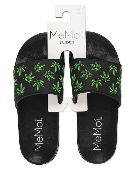 Women's Weed Lightweight Slides : Color: Black
