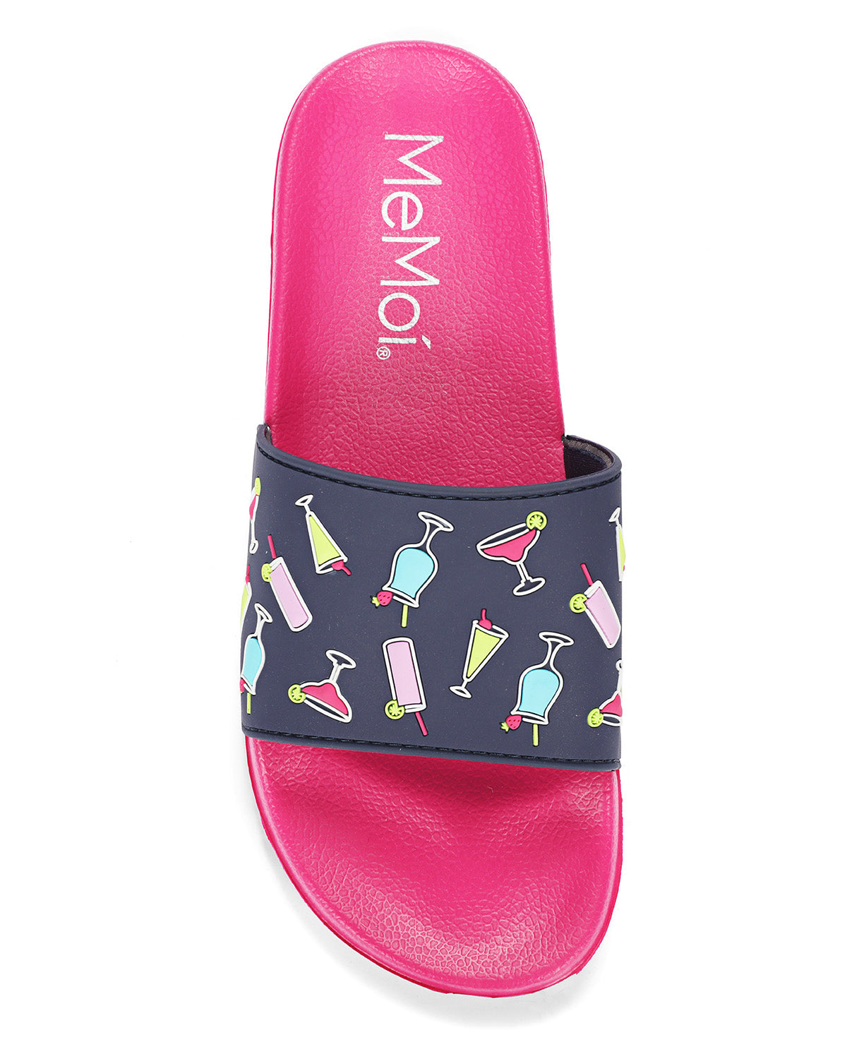 Women's Martini Lightweight Slides : Color: Fuchsia