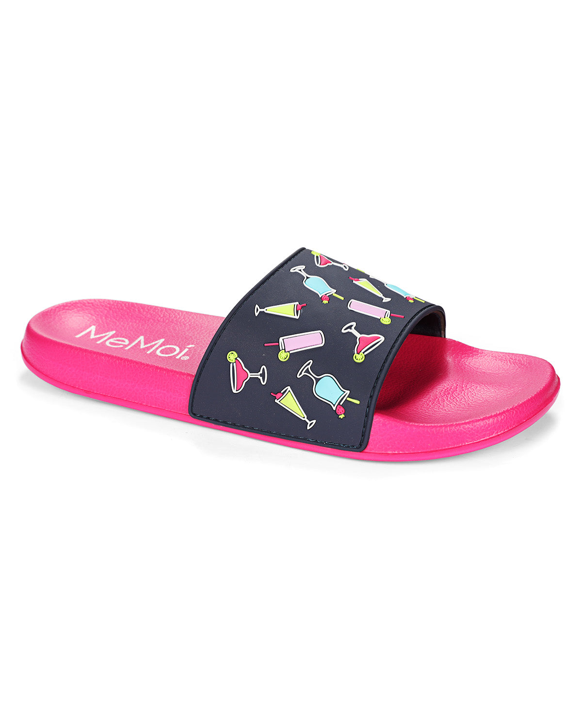Women's Martini Lightweight Slides : Color: Fuchsia