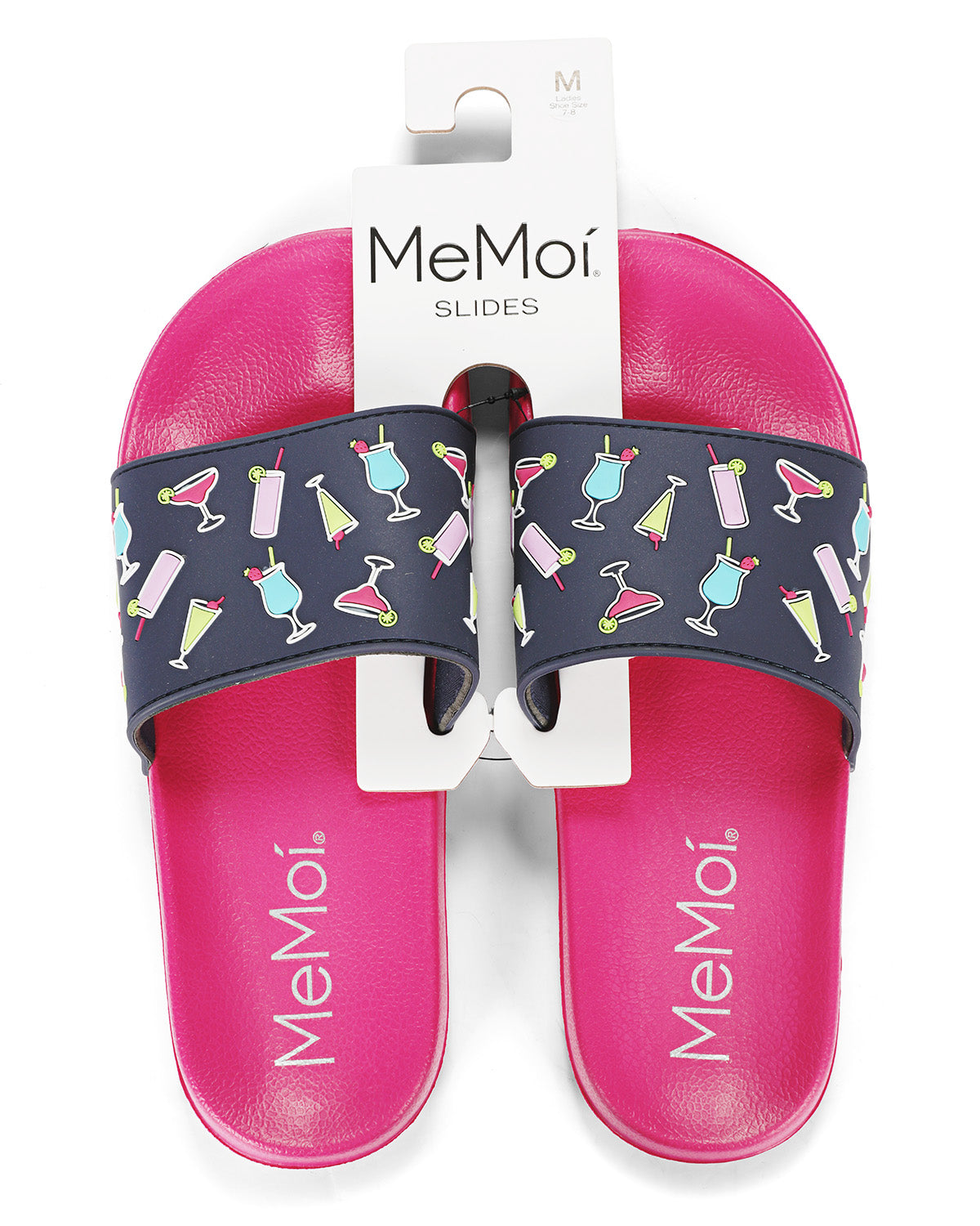 Women's Martini Lightweight Slides : Color: Fuchsia