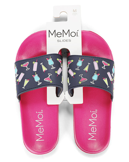 Women's Martini Lightweight Slides : Color: Fuchsia