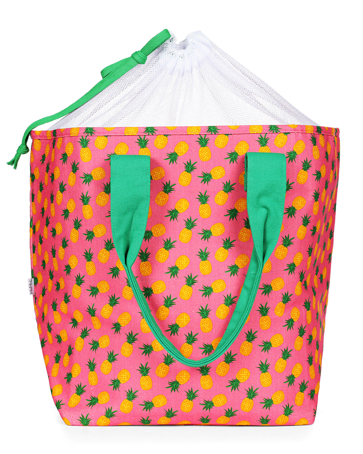Pineapple Makeup and Tote Bag Set : Color: Confetti Pink