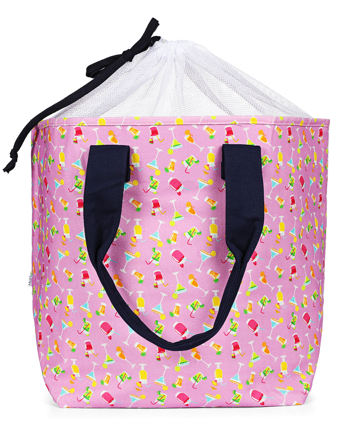 Drinks Makeup and Tote Bag Set : Color: Lavender