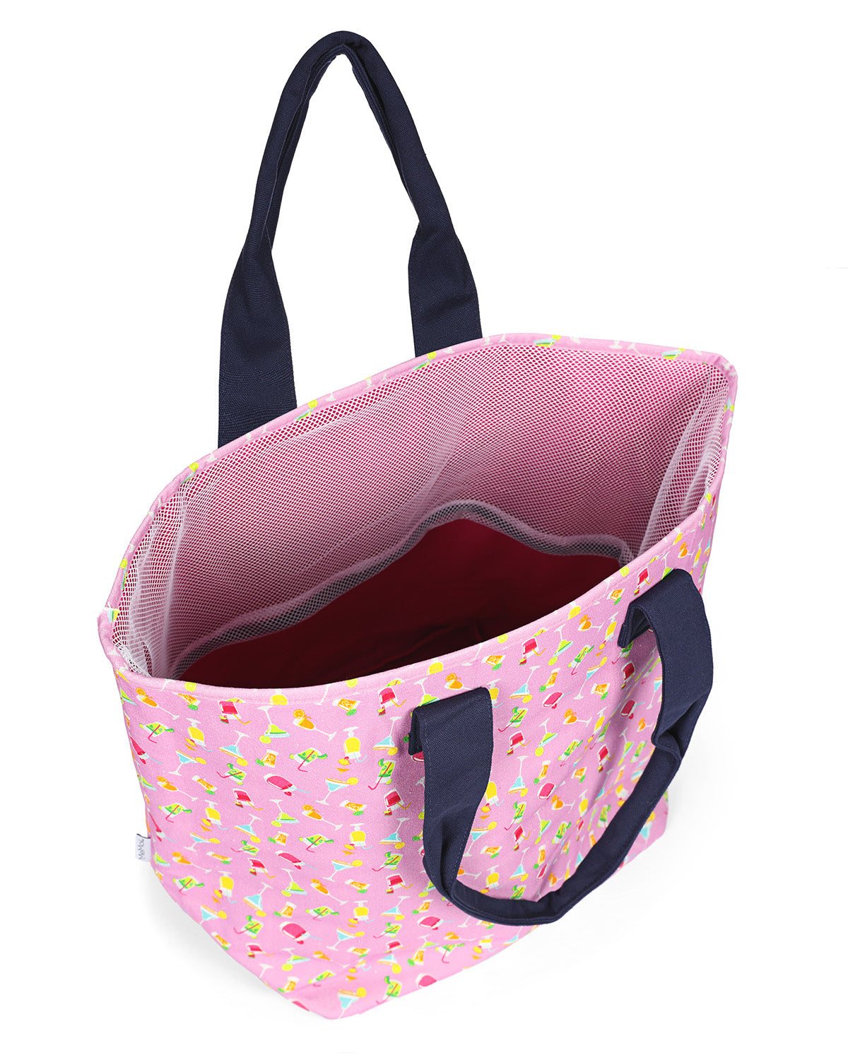 Drinks Makeup and Tote Bag Set : Color: Lavender