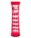 Women's Cat Mistle Toes Cozy Crew Socks : Color: Red
