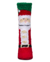 Women's Santa Mistle Toes Cozy Crew Socks : Color: Red