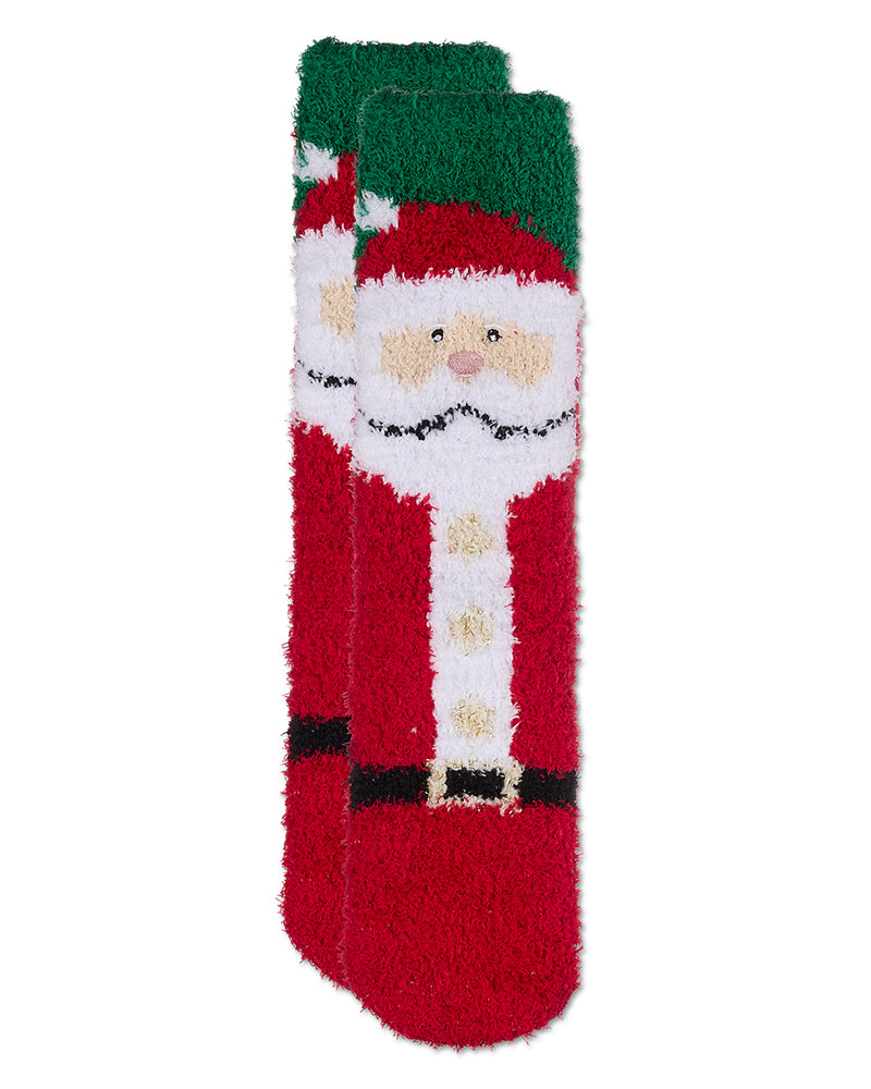 Women's Santa Mistle Toes Cozy Crew Socks