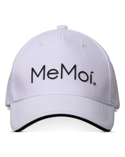 Women's MeMoi Logo Cap : Color: White