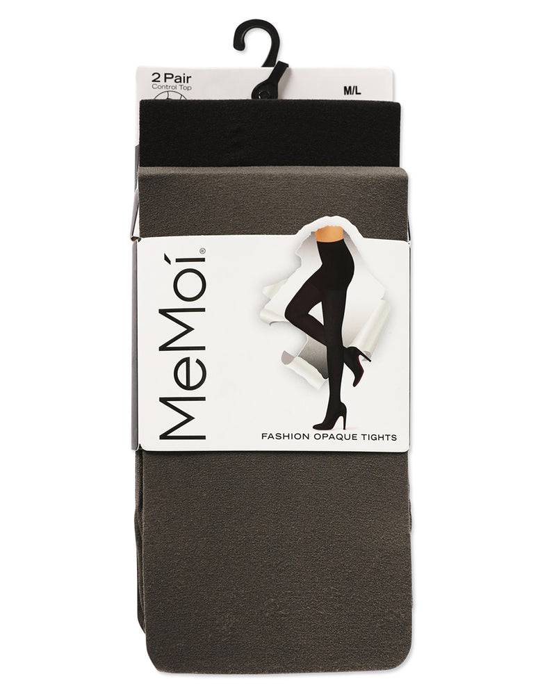 MeMoi Honey Bee/Solid Control Top Tights 2 Pack - Mens - Male 