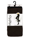 Diamonds/Solid Control Top Tights 2 Pack : Color: Brown-Black