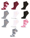 Women's 10 Pair Pack Tie Dye/Solid Low Cut Socks
