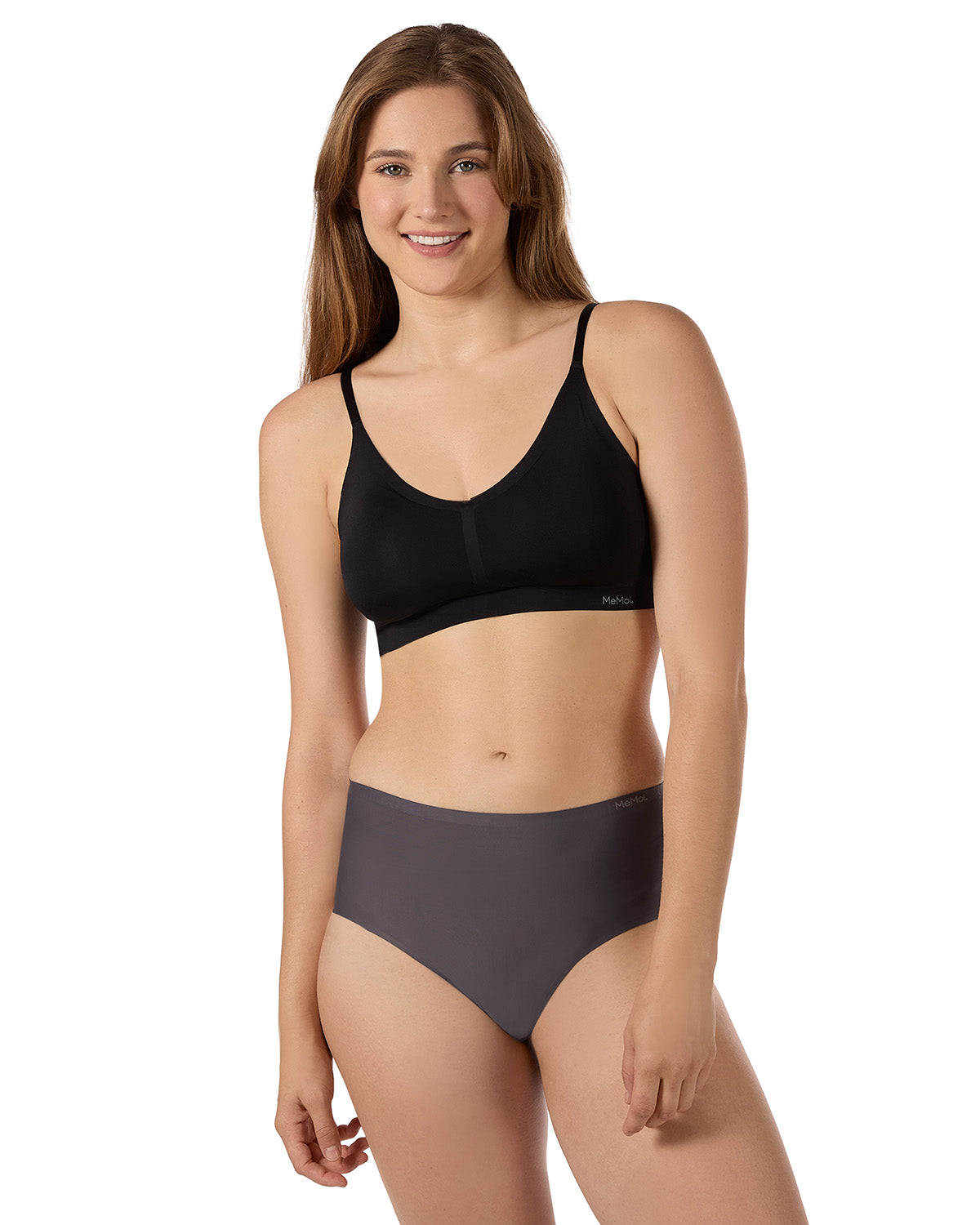 3 Pack Women's Bonded Bras with Removable Cups and Adjustable Straps