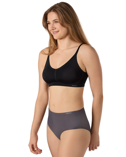 3 Pack Women's Bonded Bras with Removable Cups and Adjustable Straps