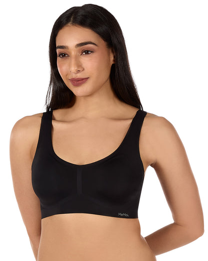 3 Pack Women's Bonded Pullover Tag-Free Bras with Removable Cups