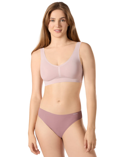 3 Pack Women's Bonded Pullover Tag-Free Bras with Removable Cups