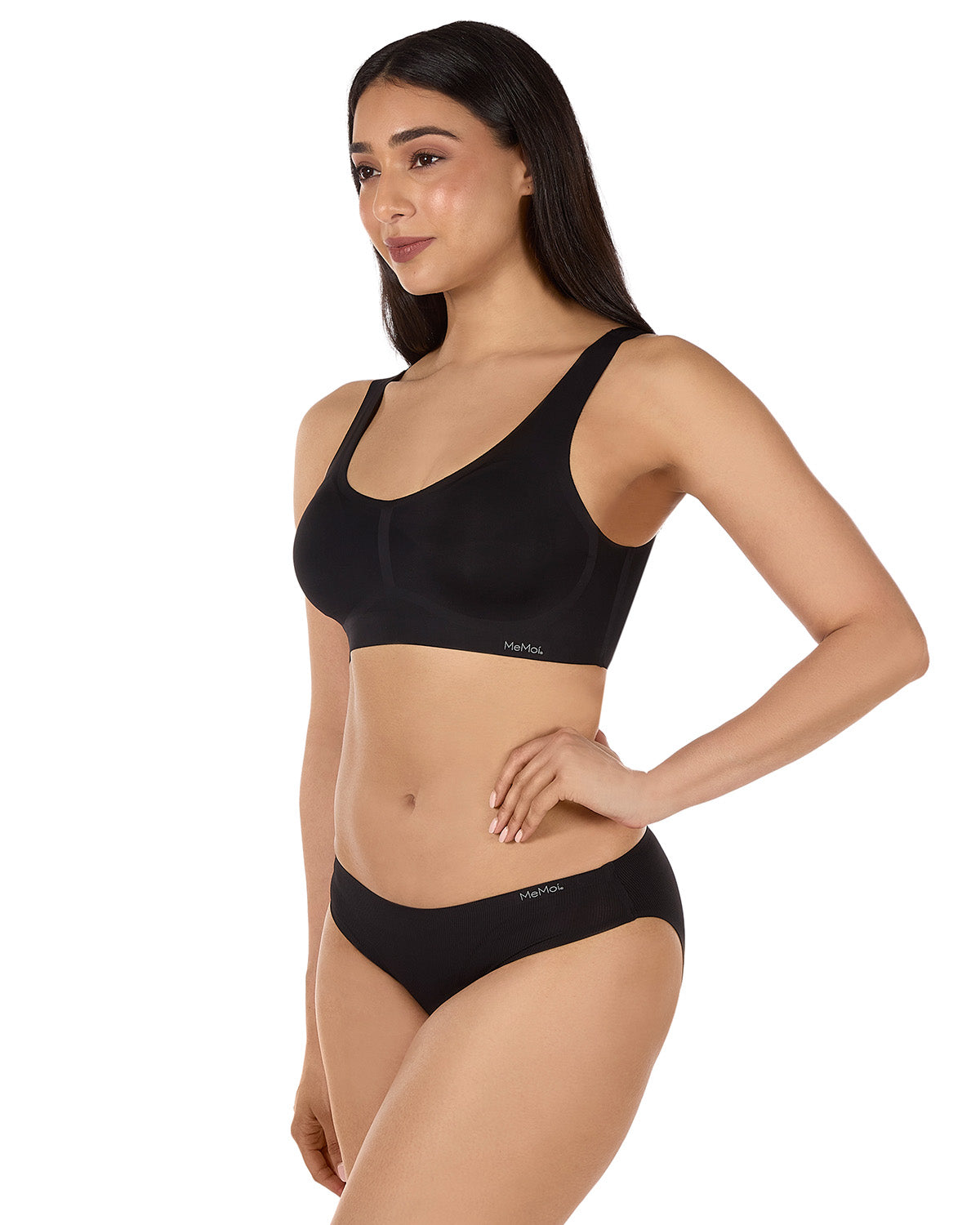 3 Pack Women's Bonded Pullover Tag-Free Bras with Removable Cups