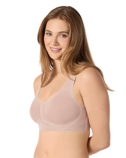 3 Pack Women's Bonded Pullover Tag-Free Bras with Removable Cups