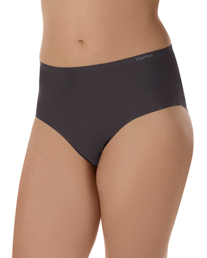 5 Pair Women's Silky Bonded Stitch-Free Tag-Free Solid-Color Briefs