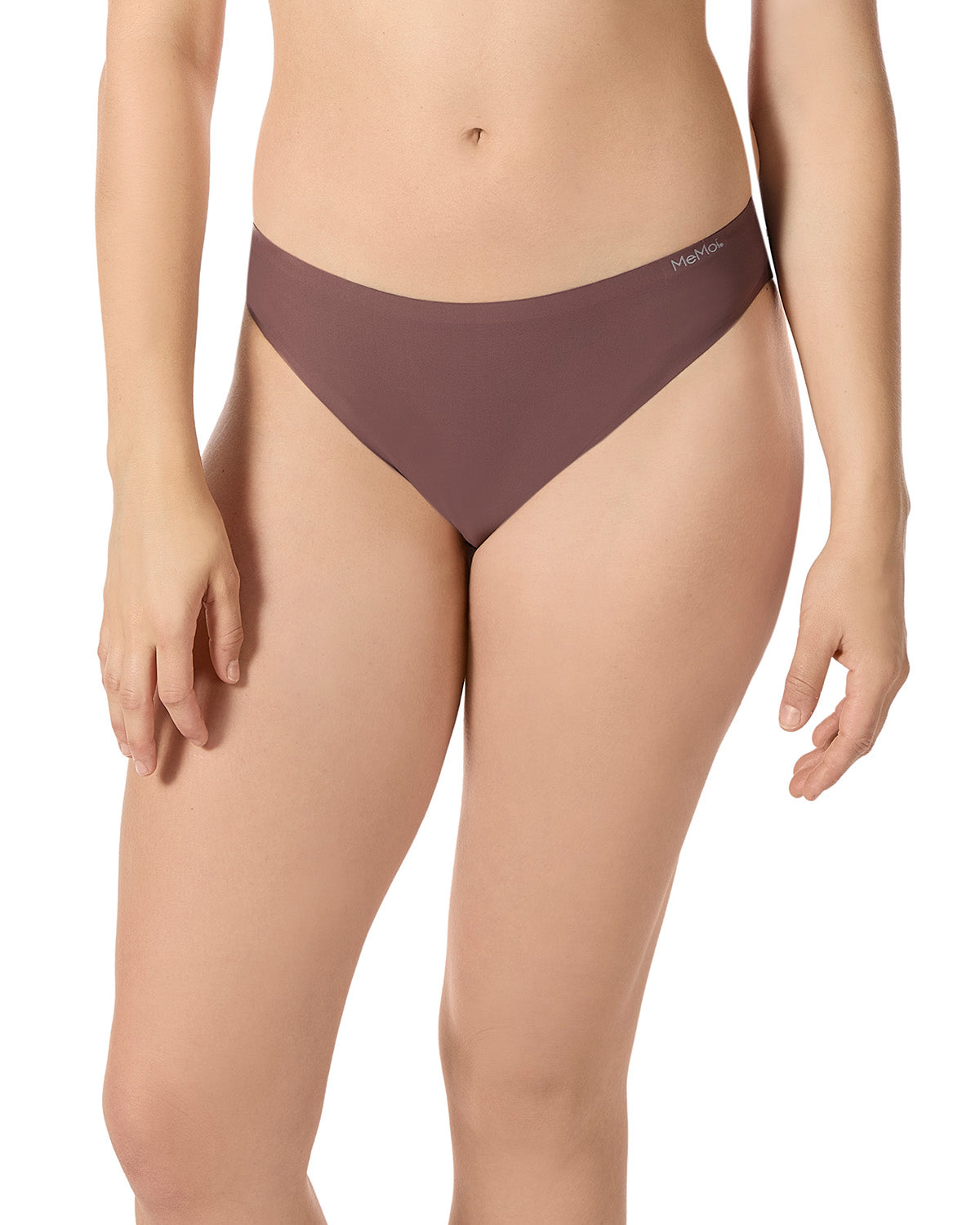 5 Pair Women's Bonded Stitch-Free Tag-Free Solid-Color Bikini Panties