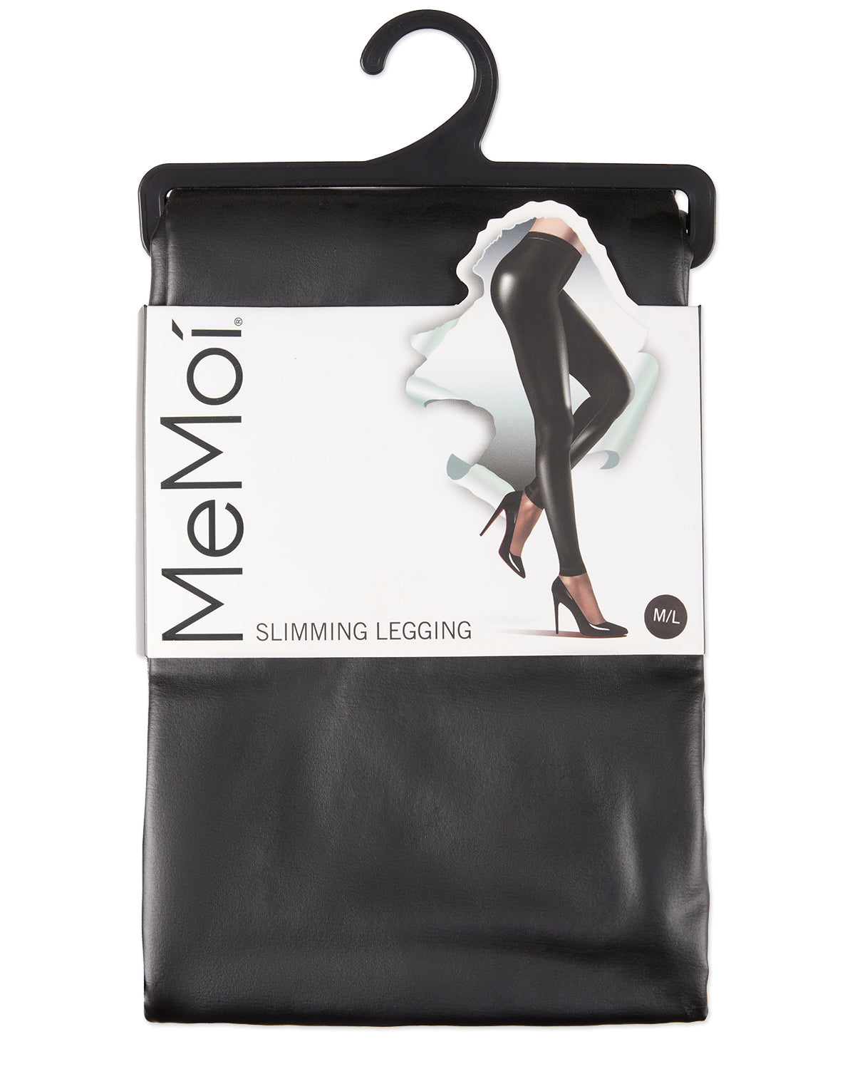 Women's Super-Sleek Vegan Leather Leggings : Color: Black