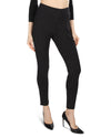 Women's Pinstripe High-Waist Straight Leg Shaping Leggings : Color: Black